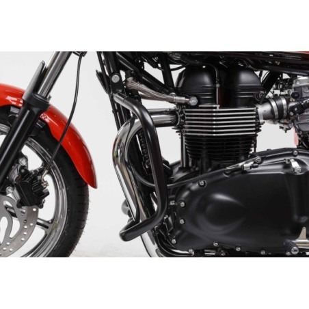 SW-Motech SBL.11.249.10000/B Barra di protezione motore Nero per Triumph Thruxton, Bonneville (04-16)