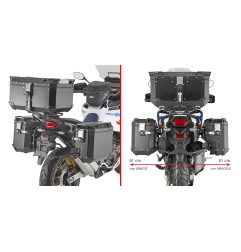 Givi PLOS1178CAM Portavaligie Outback EVO Honda CRF1100L Africa Twin