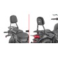 Portapacchi con schienale Givi TS4134C per Kawasaki Eliminator dal 2024