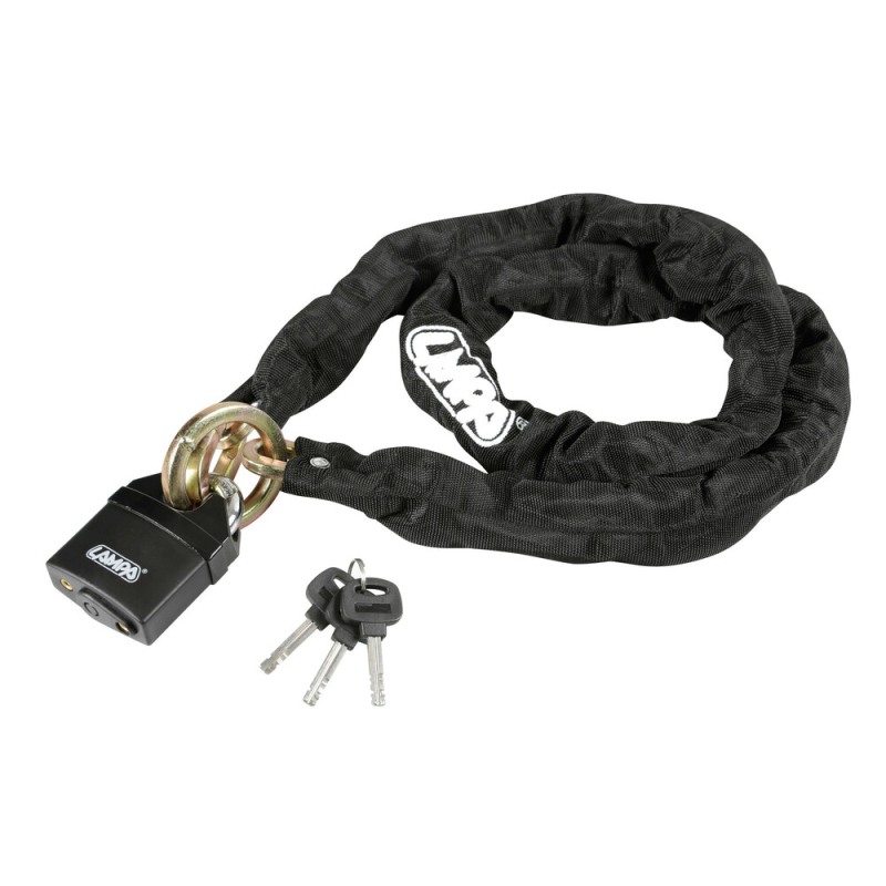 Catena antifurto moto 150 cm con lucchetto separato Lampa C-Lock 150R