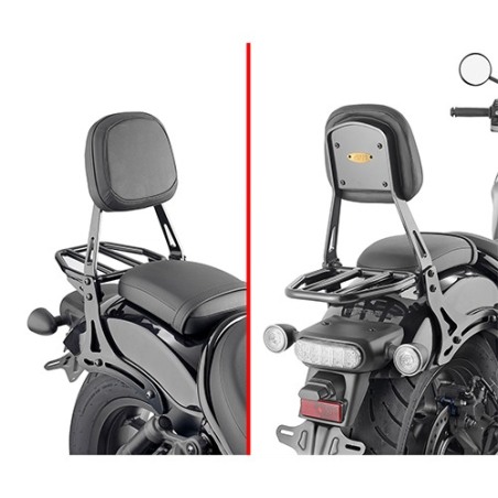 Givi TS1194B Schienalino Sissybar con portapacchi Honda CMX 1100 Rebel 2021