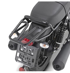 Givi SR8201 Portapacchi Nero per Moto Guzzi V7 Stone/Special dal 2017