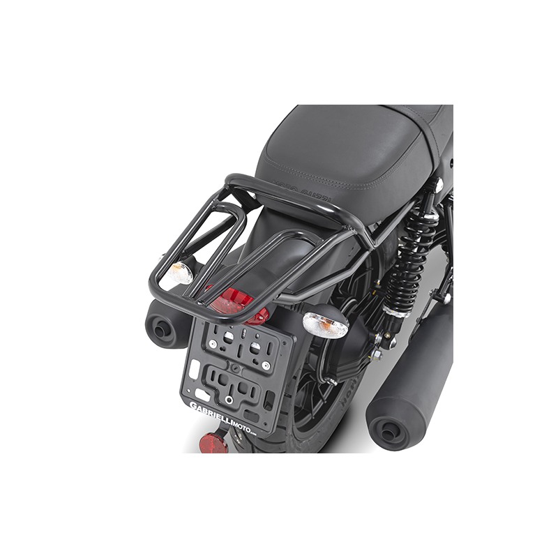 Givi SR8201 Portapacchi Nero per Moto Guzzi V7 Stone/Special dal 2017