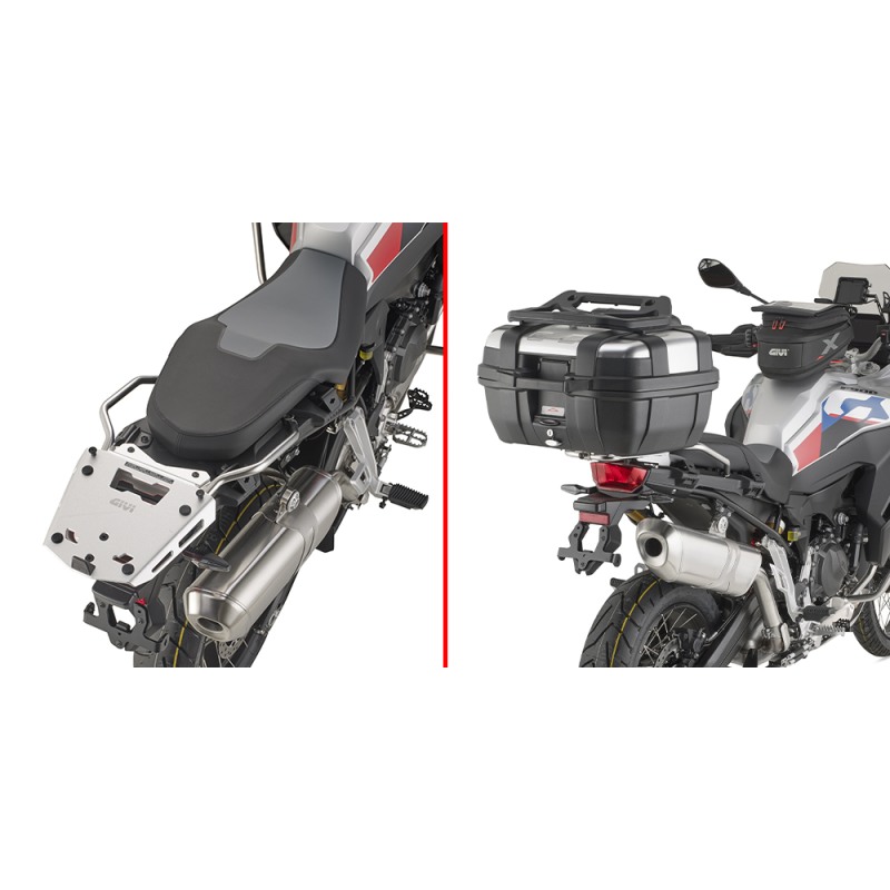 Givi SRA5134 Kit aggancio bauletto posteriore Givi Monokey in alluminio per BMW F 850 GS e F 900 GS ADVENTURE