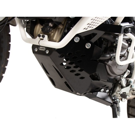 Paracoppa in alluminio Nero Hepco Becker 8107659 00 01 per Ducati Desert X e Rally