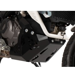 Paracoppa in alluminio Nero Hepco Becker 8107659 00 01 per Ducati Desert X e Rally