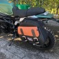 Bags&Bike EXPLORER/NC/B/800TR Borsa Laterale Modello Explorer Nera E Cuoio Per Benelli Leoncino 800 Trail