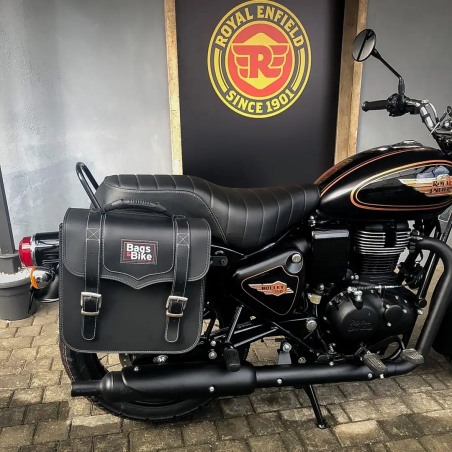 Bags&Bike GLOBETROTTER/BUL Coppia Borse Laterali Globetrotter Per Royal Enfield Bullet 350