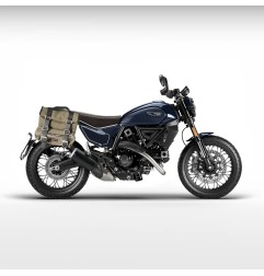 Bags&Bike Sahara SCR-04-V Borse Laterali Modello Canvas Verde Per Ducati Scrambler 800 - 2024