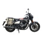 Bags&Bike SAHARA/G-SHO Borse Laterali Modello Sahara In Canvas Grigio Per Royal Enfield Shotgun