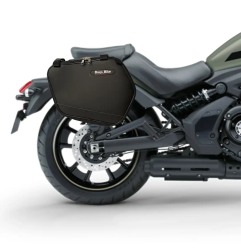 Bags&Bike Hurricane / K-VUL Borse Laterali Modello Hurricane Per Kawasaki Vulcan 650