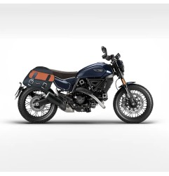 Bags&Bike Explorer SCR-04-N-C Borse Laterali Modello Explorer Nero/Cuoio Per Ducati Scrambler 800 - 2024