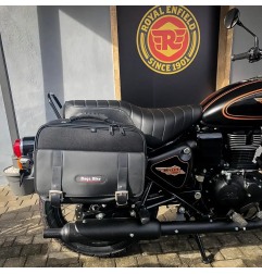 Bags&Bike TRAVEL/BUL Coppia Borse Laterali Travel Per Royal Enfield Bullet 350