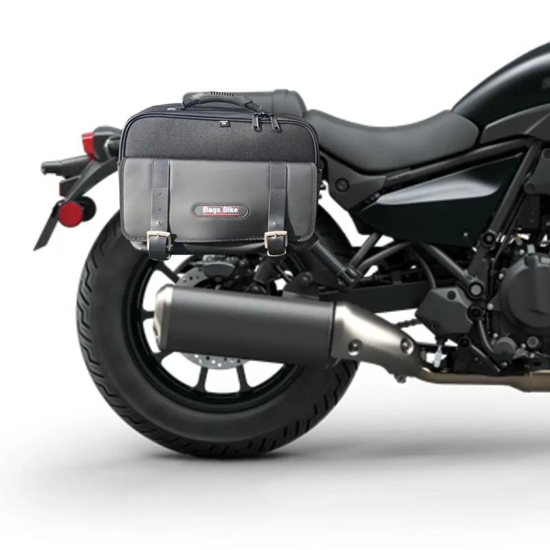 Bags&Bike Travel/K ELI 500 Borse Laterali Modello Travel Per Kawasaki Eliminator 500