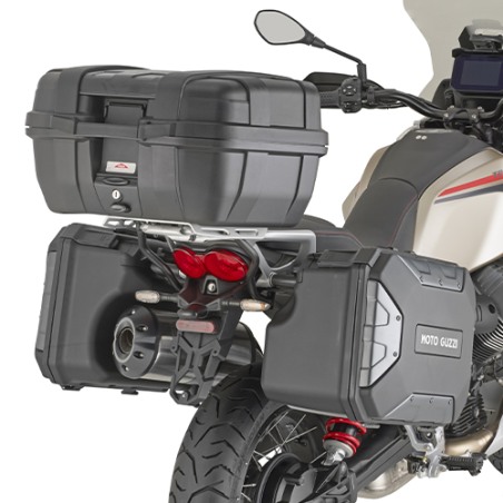 Givi 8209KIT Kit montaggio SRA8209 su Moto Guzzi V85 TT 2024 con valigie laterali originali