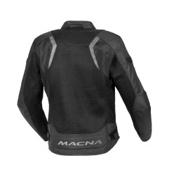 Macna Giacca moto estiva Velotura nera  Traforata