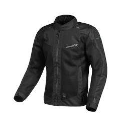 Macna Giacca moto estiva Empire Donna nera Traforata