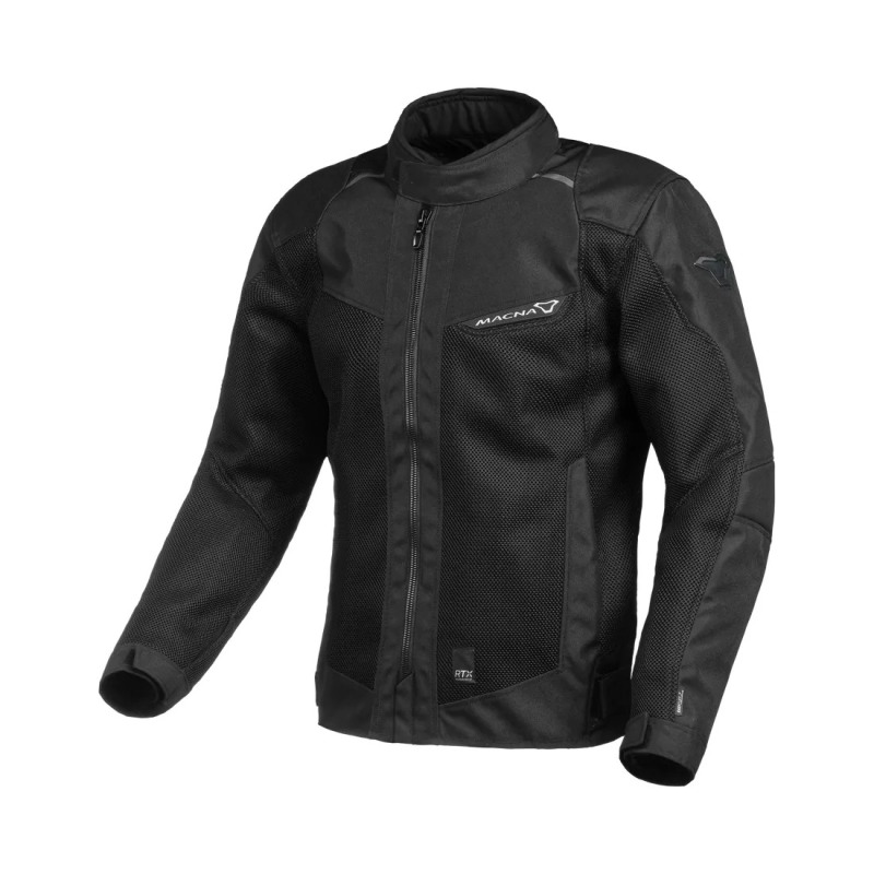 Macna Giacca moto estiva Empire Donna nera Traforata