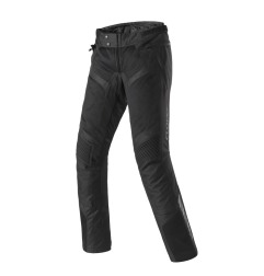 Clover Pantaloni moto Ventouring-3 WP neri/grigi  Imbottitura In&Out