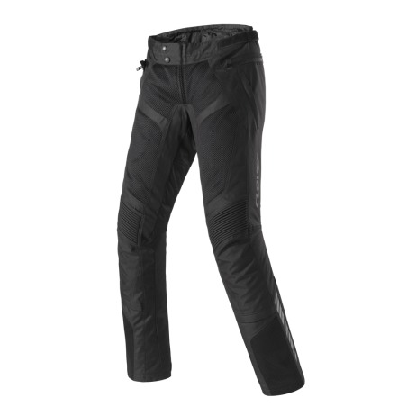 Clover Pantaloni moto Ventouring-3 WP neri/grigi  Imbottitura In&Out