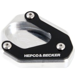 Base maggiorata per cavalletto laterale Hepco Becker 42112547 00 91 per Kawasaki Z500 dal 2024