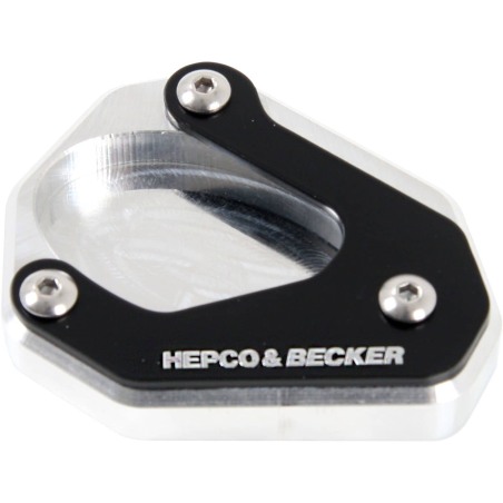 Base maggiorata per cavalletto laterale Hepco Becker 42112547 00 91 per Kawasaki Z500 dal 2024