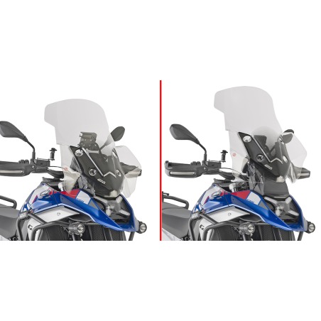 Cupolino alto trasparente Givi D5144ST per BMW R1300GS Senza radar