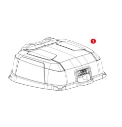 Coperchio montato Givi ZB45CNM bauletto B45+