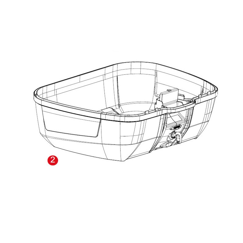 Fondo montato Givi ZB45FNM bauletto B45+