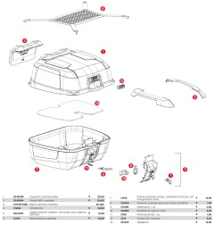 Schienalino Givi Z195ER bauletto B45+