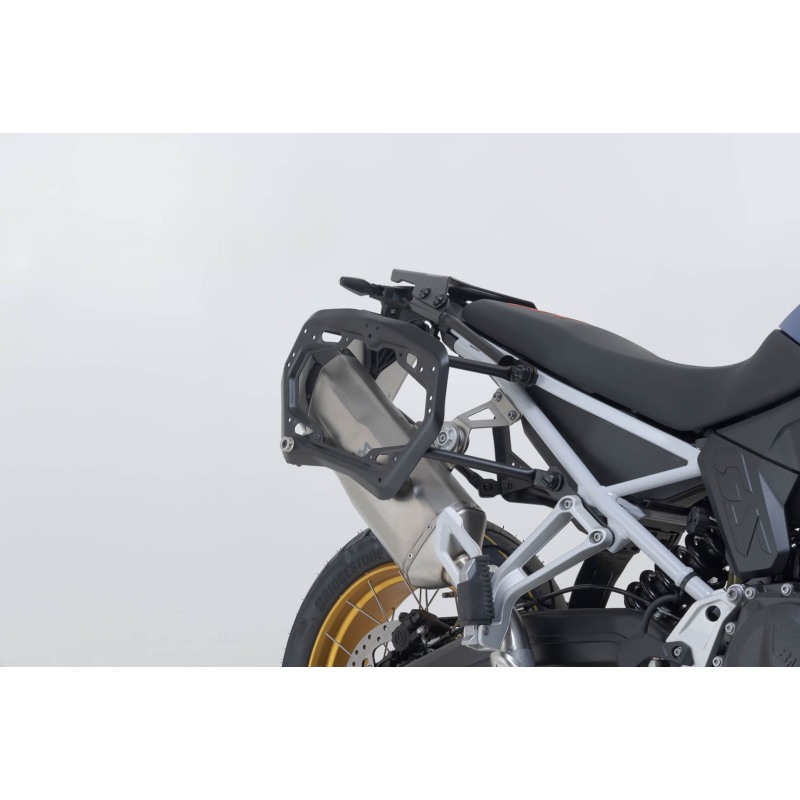 Tris Valigie In Alluminio Nero Trax Adv Sw Motech Bmw F Gs Dal