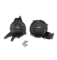 Puig 21500N Protezione Carter Motore Track Per Campionato Aprilia Rs660 dal 2021 Nero