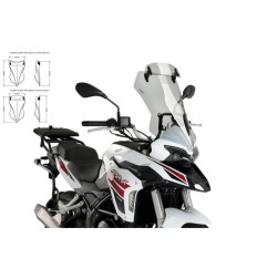 Puig 20630H Cupolino Touring-Visiera Benelli Trk 251 dal 2021 Fume Chiaro