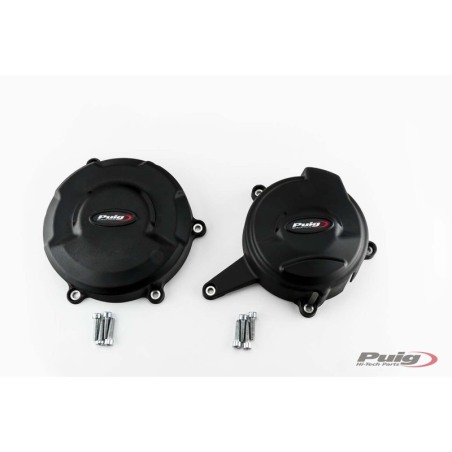 Puig 21505N Protezione Carter Motore Track Per Campionato Ducati Panigale V4 dal 2020 Nero