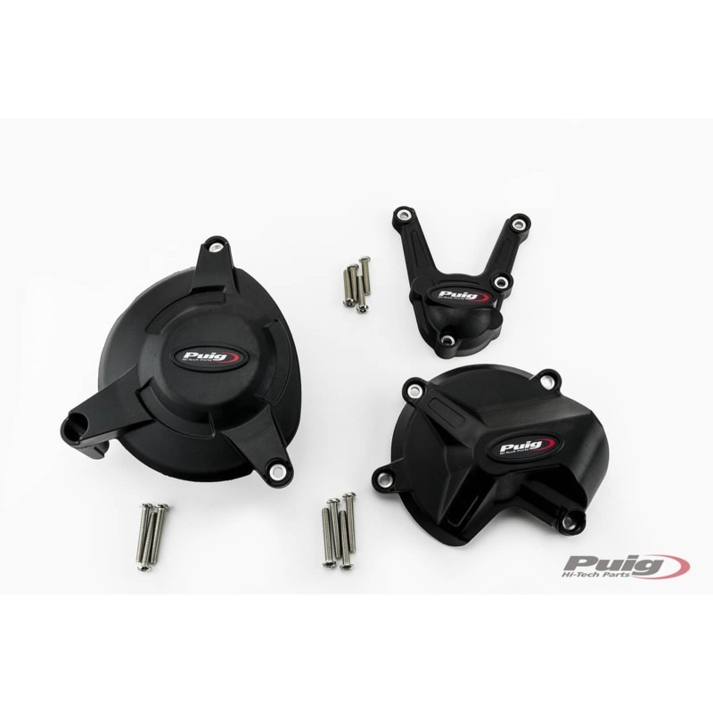 Puig 20169N Protezione Carter Motore Kawasaki Ninja 400 dal 2018 Nero