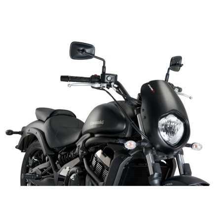 Puig 21093J Cupolino Semicarenato Anarchy Kawasaki Vulcan S dal 2015 Nero Opaco