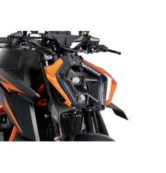 Puig 21909J Spoiler Anteriore Downforce Naked Ktm 1390 Superduke R Evo dal 2024 Nero Opaco