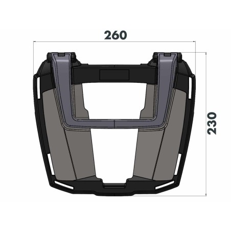 Hepco Becker Portapacchi Easyrack 662561 01 01 per Moto Guzzi V 85 TT dal 2024