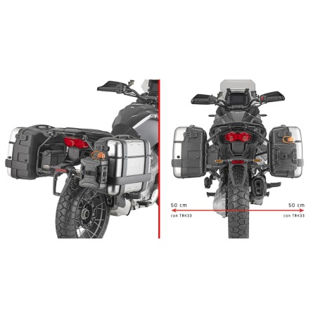 Givi PLO8208MK Telai porta valigie  Laterali per Moto Guzzi Stelvio 1000 dal 2024