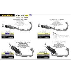 Arrow 11019DB dB-Killer per terminale Veloce diam. 26mm per Kawasaki NINJA 650 dal 2024