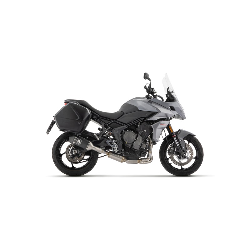 Arrow 71004VAN Kit completo racing con terminale Veloce in alluminio Dark per Triumph TIGER 660 dal 2022