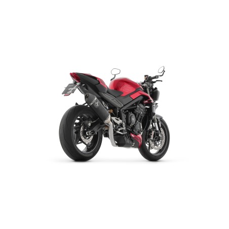 Arrow 71005VAN Kit completo racing con terminale Veloce in alluminio Dark per Triumph STREET TRIPLE 765 RS dal 2023