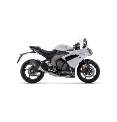 Arrow 71007VAN Kit completo racing con terminale Veloce in alluminio Dark per Triumph DAYTONA 660 dal 2024