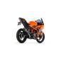 Arrow 71957AKN Terminale Indy Race EVO alluminio Dark con fondello carby per KTM RC 390 dal 2022