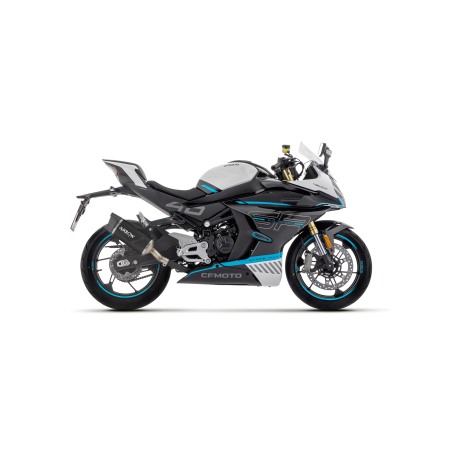 Arrow 71959AKN Terminale Indy Race EVO alluminio Dark con fondello carby per CF Moto 450NK / 450SR dal 2023