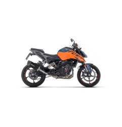 Arrow 71972AKN Terminale Indy Race EVO alluminio Dark con fondello carby per KTM DUKE 125 dal 2024