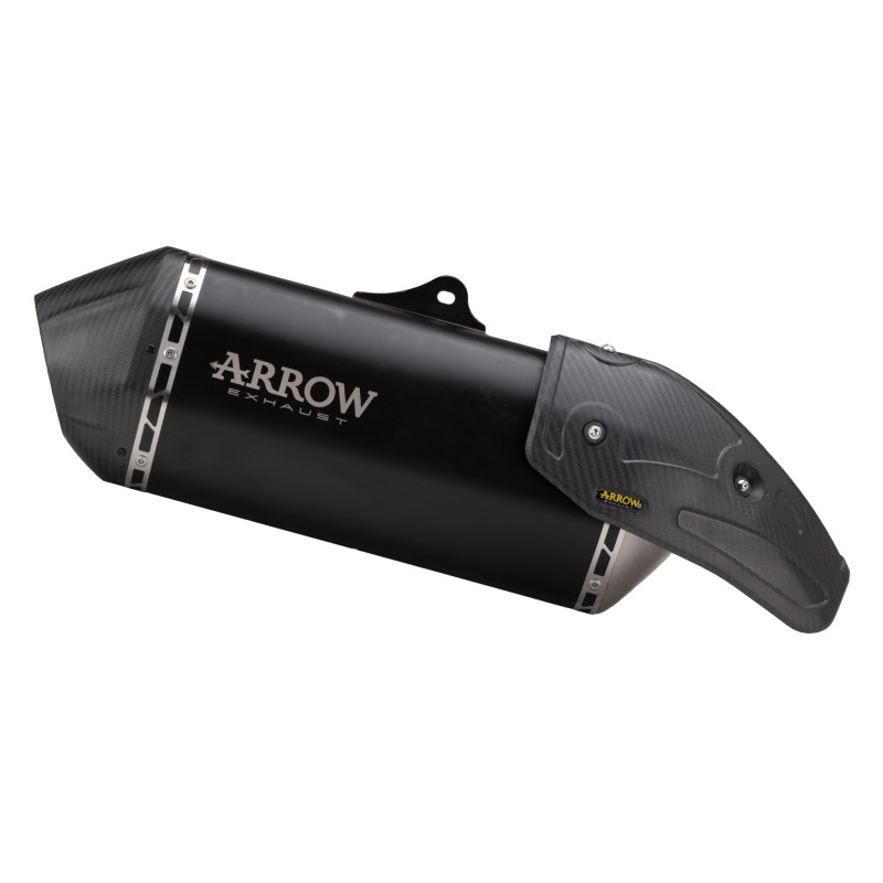 Arrow 72506SKN Terminale Sonora titanio Dark con fondello carby per Aprilia TUAREG 660 dal 2022