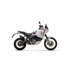 Arrow 72638AON Terminale Indy Race alluminio Dark con fondello inox per Ducati Desert X 950 dal 2022