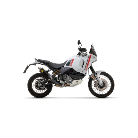 Arrow 72638AON Terminale Indy Race alluminio Dark con fondello inox per Ducati Desert X 950 dal 2022