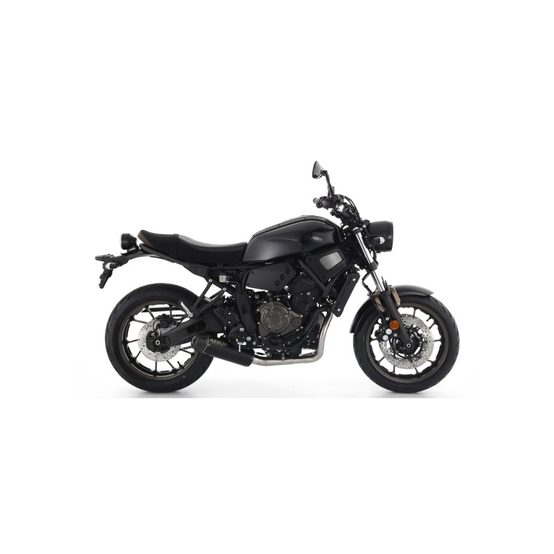 Arrow 74509RB Kit terminale Rebel con fondello in carbonio per Yamaha XSR 700 dal 2021